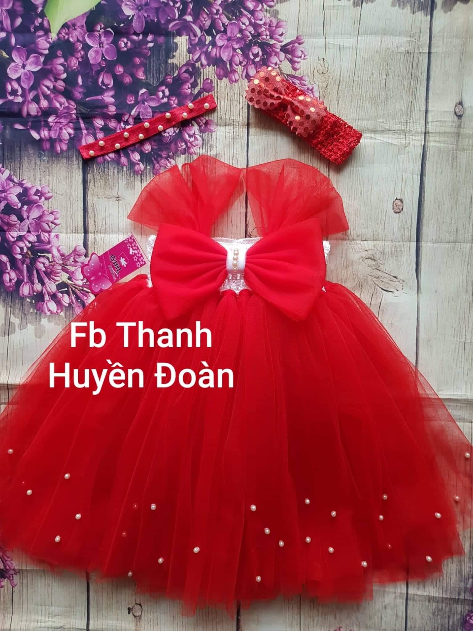Đầm công chúa tutu Nơ đỏ