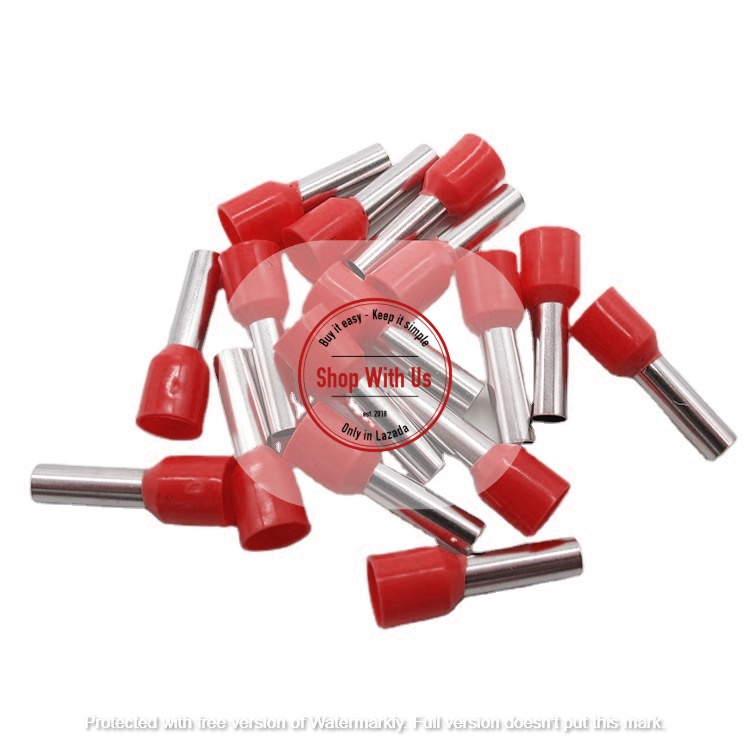 Đầu Cosse Kim Rỗng LT4 (100 cái/gói/màu) - Cosse Pin rỗng E4009 - Đầu cốt cho dây 4mm - Đầu cốt kim LT