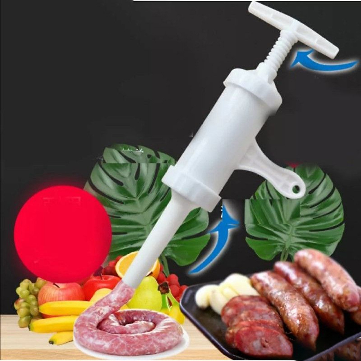 Bộ Đùn nhựa dồn lạp xưởng, Xúc Xích bằng tay