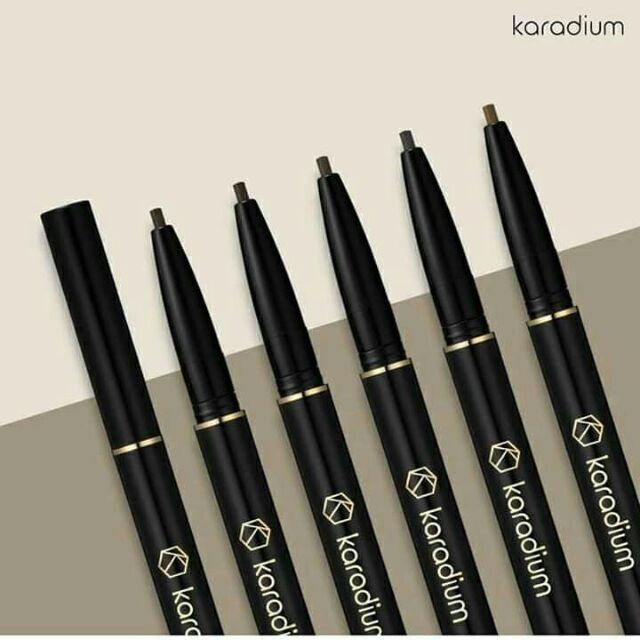 Chì kẻ mày hai đầu karadium flat eyebrown pencil