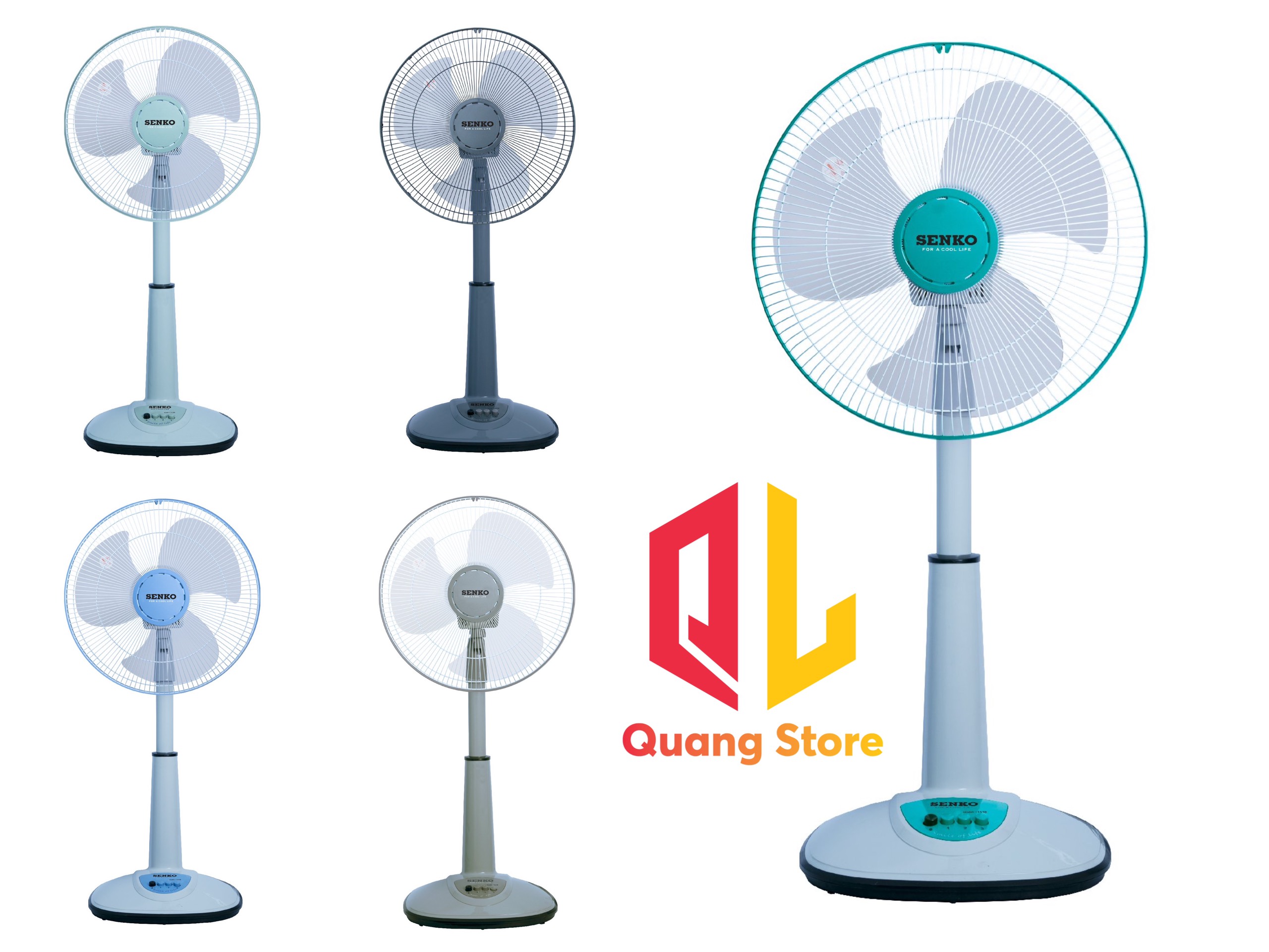 Quạt Lỡ SENKO L1638 ( Hàng Chính hãng ) ( Giao Màu Ngẫu Nhiên )