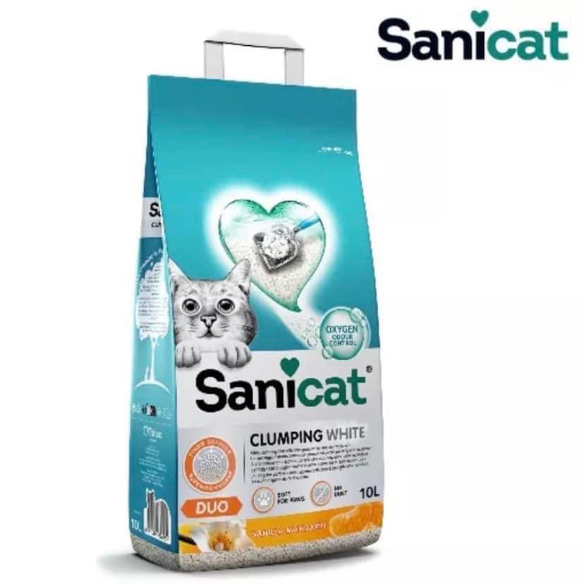 Cát vệ sinh cho mèo Sanicat Oxygen 8/10L