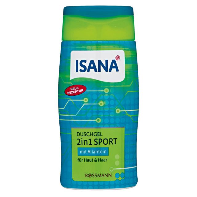 Sữa tắm ISANA SPORT 2IN1(Hàng xách tay Đức)