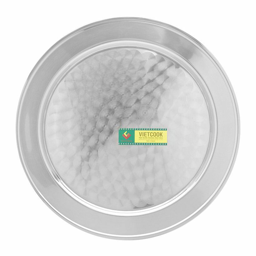 Mâm cơm inox 304 Vietcook - Size 56cm