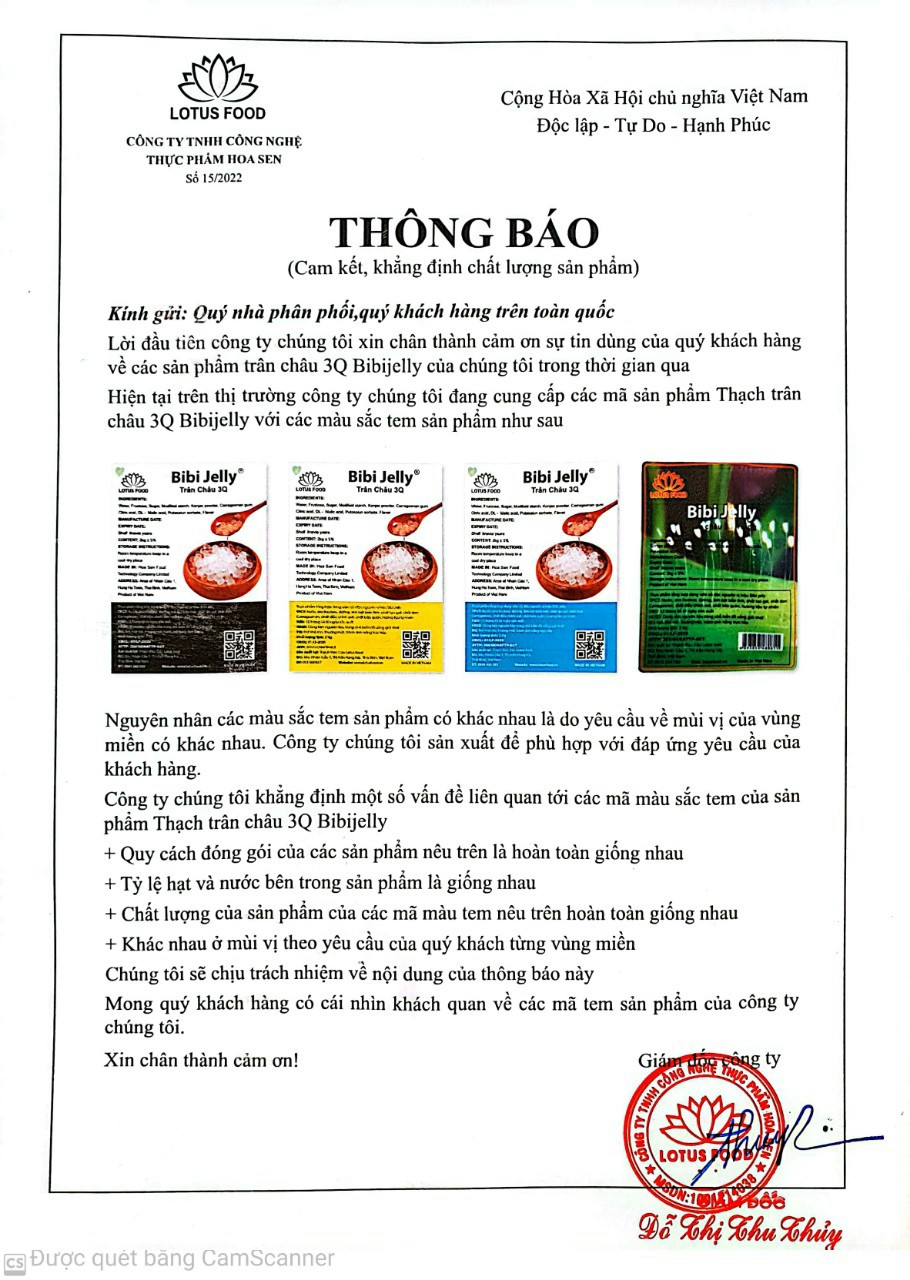 Trân châu caramel ĐEN 3Q BIBI JELLY bịch 2kg (trân châu giòn)