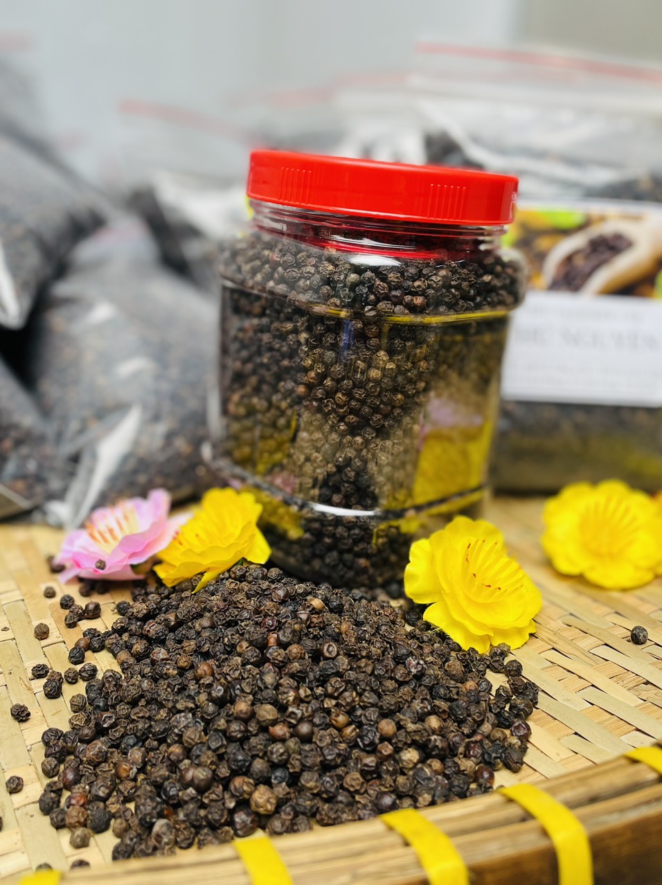 [Hũ 200g] Tiêu đen đắk lắk nguyên chất