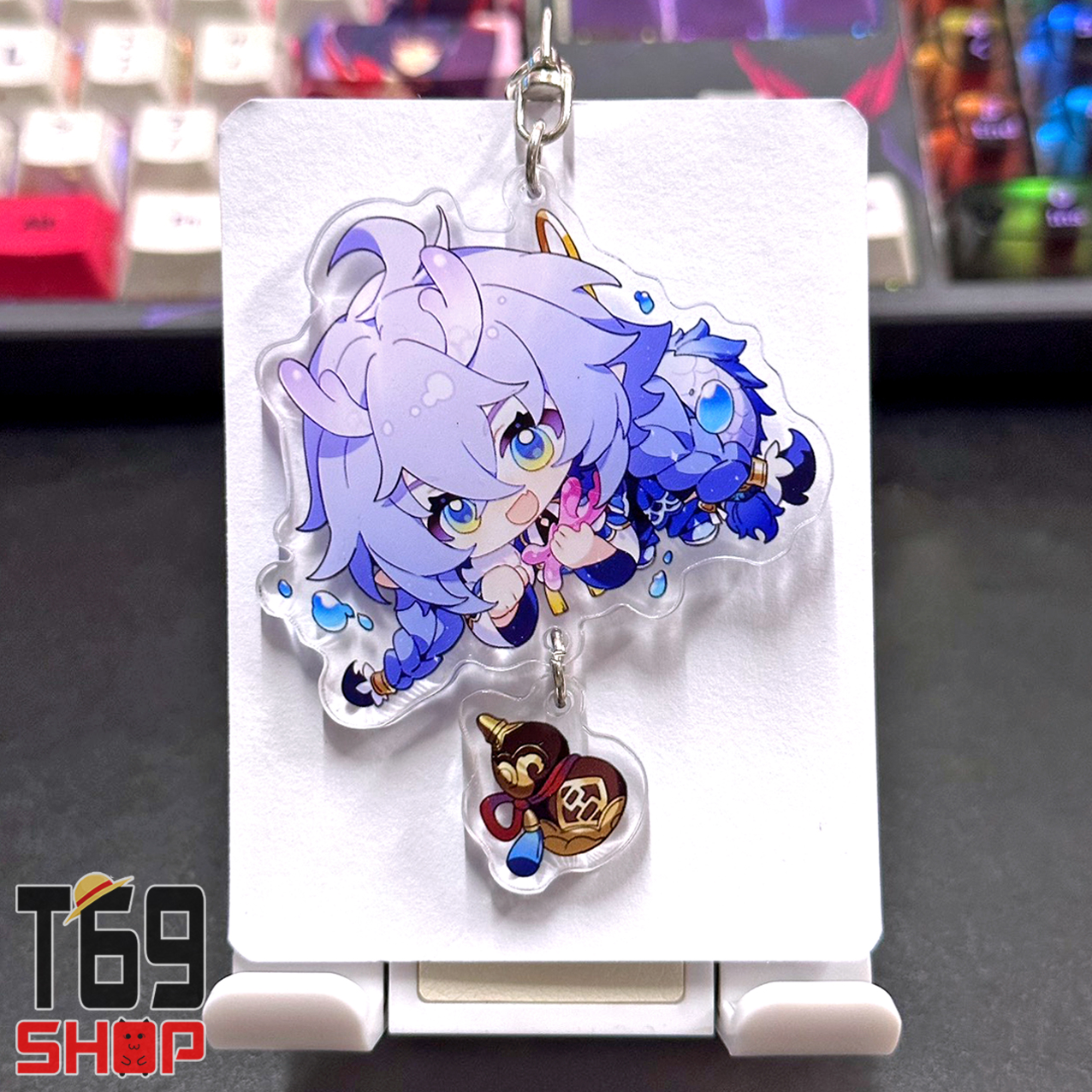 [61 mẫu] Móc khóa mica game Honkai: Star Rail - Cute ver (Loại cao cấp - Hình in ép giữa 2 mặt mica) [T69 Shop]