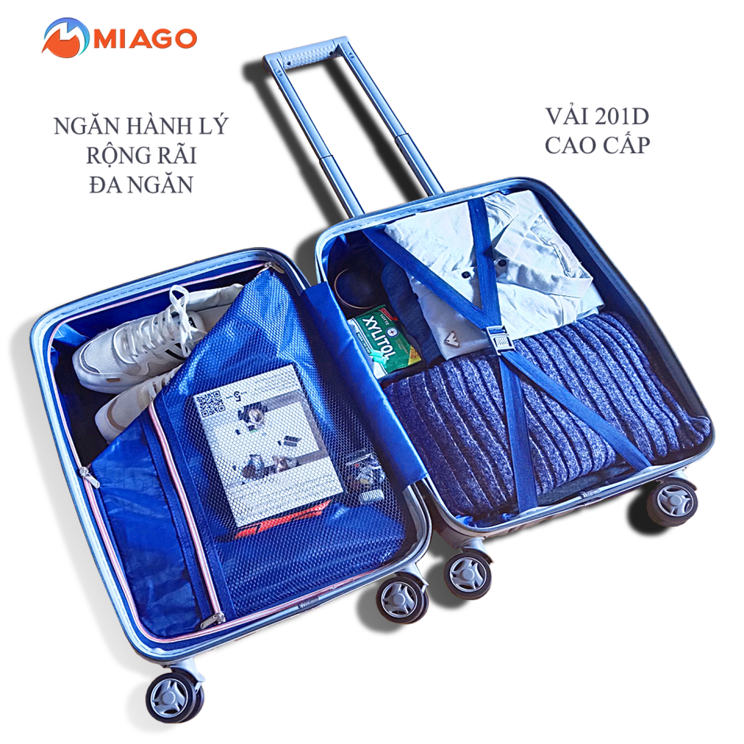 Vali kéo du lịch chịu lực tốt MIAGO 301