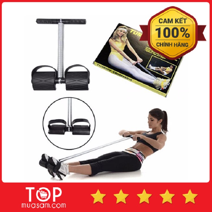 DÂY TẬP THỂ DỤC, Dây tập eo và lưng Tummy Trimmer -Dây Kéo Lò Xo Tập Lưng Bụng Tummy Trimmer - Dụng cụ tập thể dục đa năng, dây kéo lưng bụng, dụng cụ thể thao kéo lò xo Tummy Trimmer chất lượng