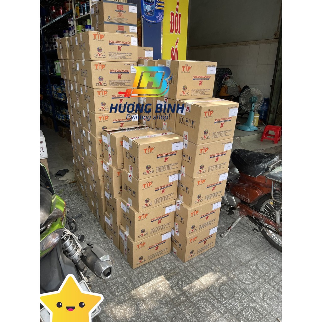 [Lon 400g] Sơn Taiyang TIP - sơn sắt mạ kẽm, inox, gỗ hệ 1K