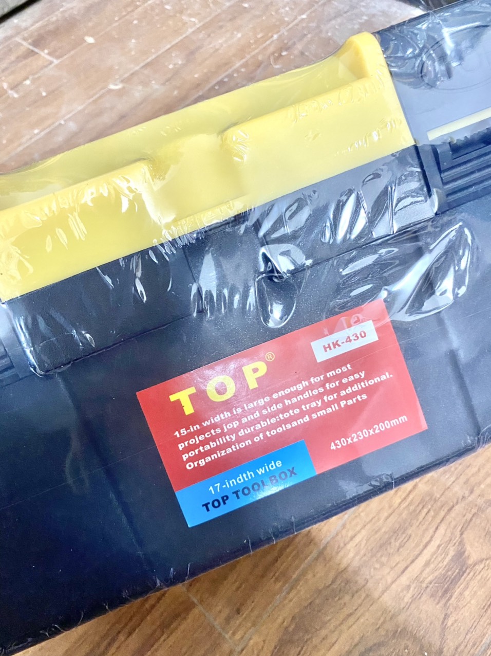 Thùng đựng đồ nghề nhựa chính hãng 3 kích cỡ - Hộp đựng dụng cụ