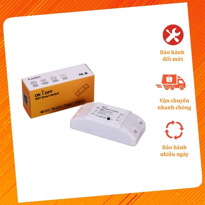 Công Tắc Wifi Điều Khiển Từ Xa Tuya Smart Basic (Tốt hơn sonoff basic)