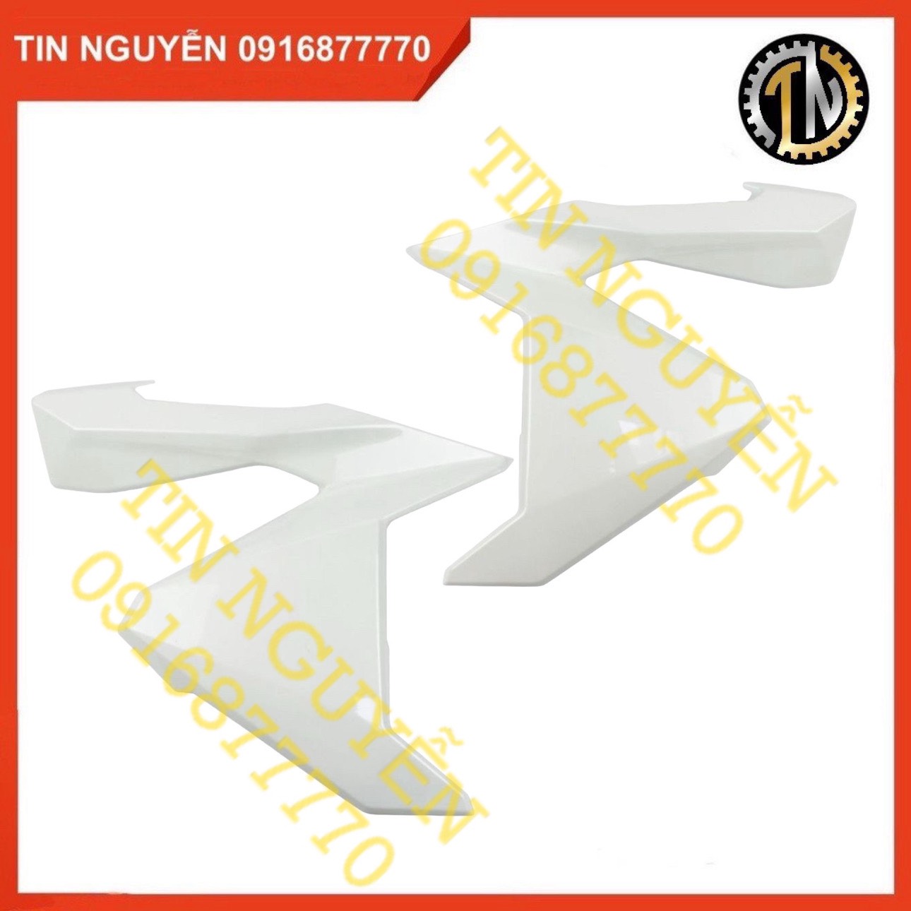 Bửng, cánh gà xe Click màu trắng đời 2015 - 2017 chính hãng Honda