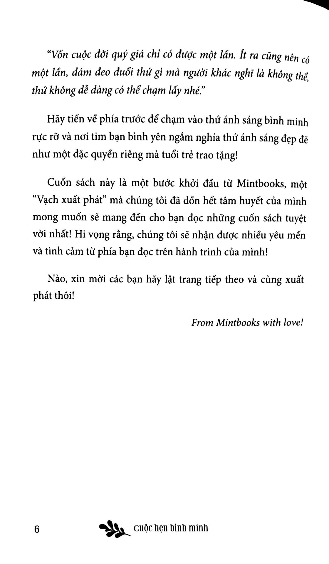 Fahasa - Cuộc Hẹn Bình Minh