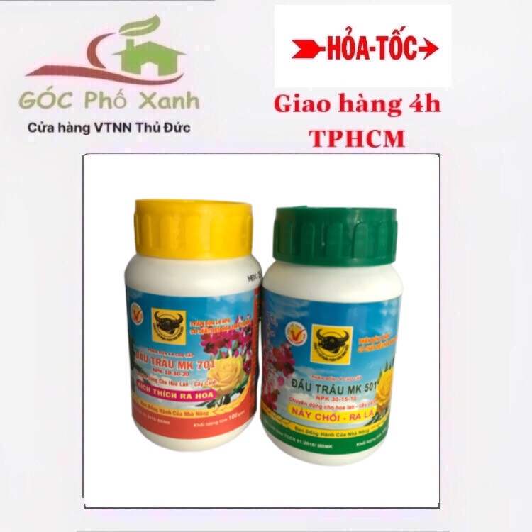 Phân bón lá đầu trâu 701+ 501 (combo 2 hũ)