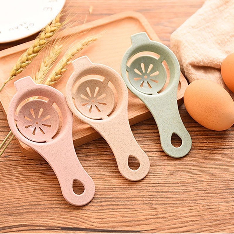 Dụng Cụ Tách lòng đỏ trứng bằng lúa mạch [Giao màu ngẫu nhiên]