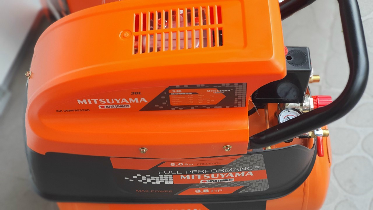 Máy Nén Khí Có Dầu Mitsuyama 3.5HP 30L