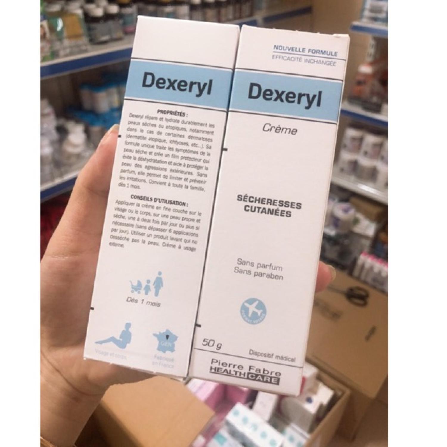[ Date 05.2024] Kem dưỡng ẩm chàm sữa Dexeryl Pháp 50g