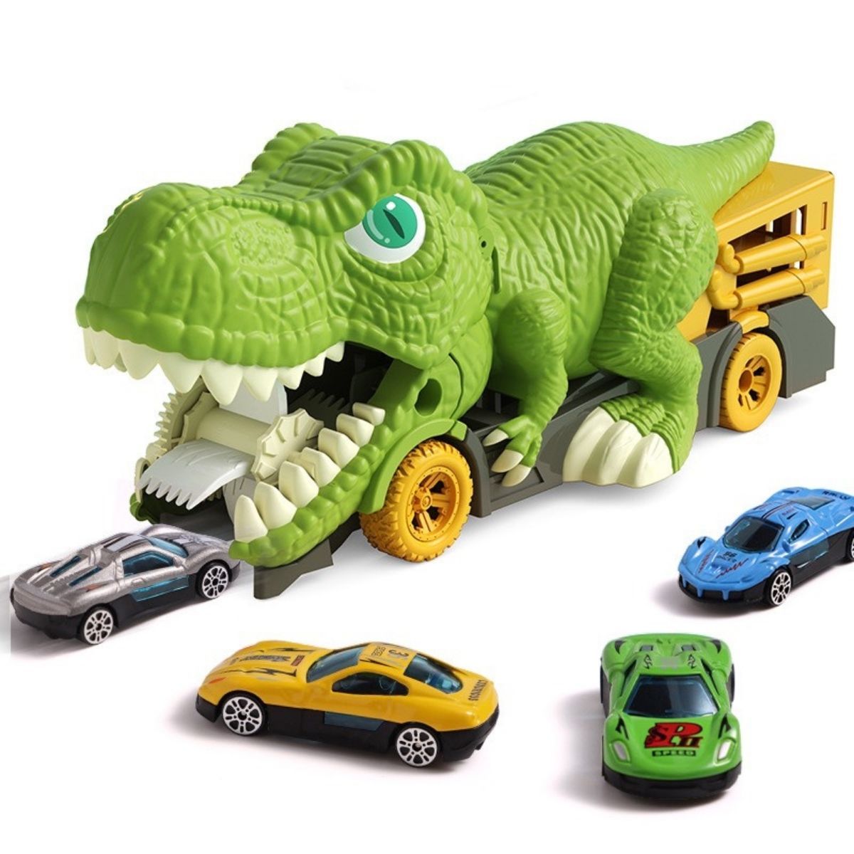 Khủng long nuốt ô tô Tặng Kèm 6 xe Đồ chơi trẻ em giúp phát triển trí tuệ Quà  sinh nhật bộ sưu tập khủng long xe ô tô  MixASale