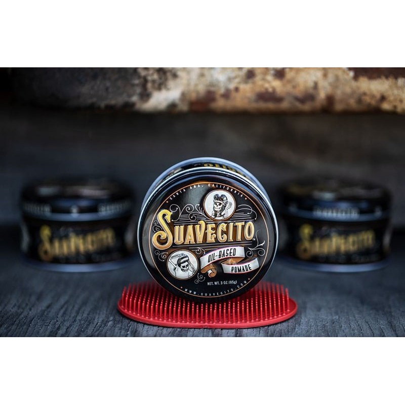 Sáp vuốt tóc Suavecito Oil Based Pomade + Tặng quà