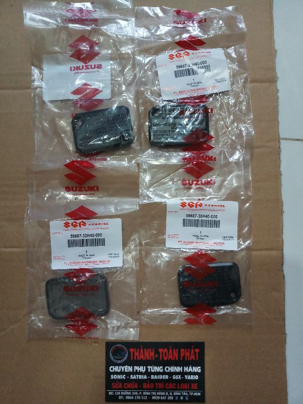 Nắp bình dầu thắng trước Satria Fi