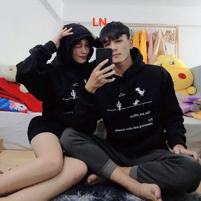 Áo hoodie khủng long - LN5545