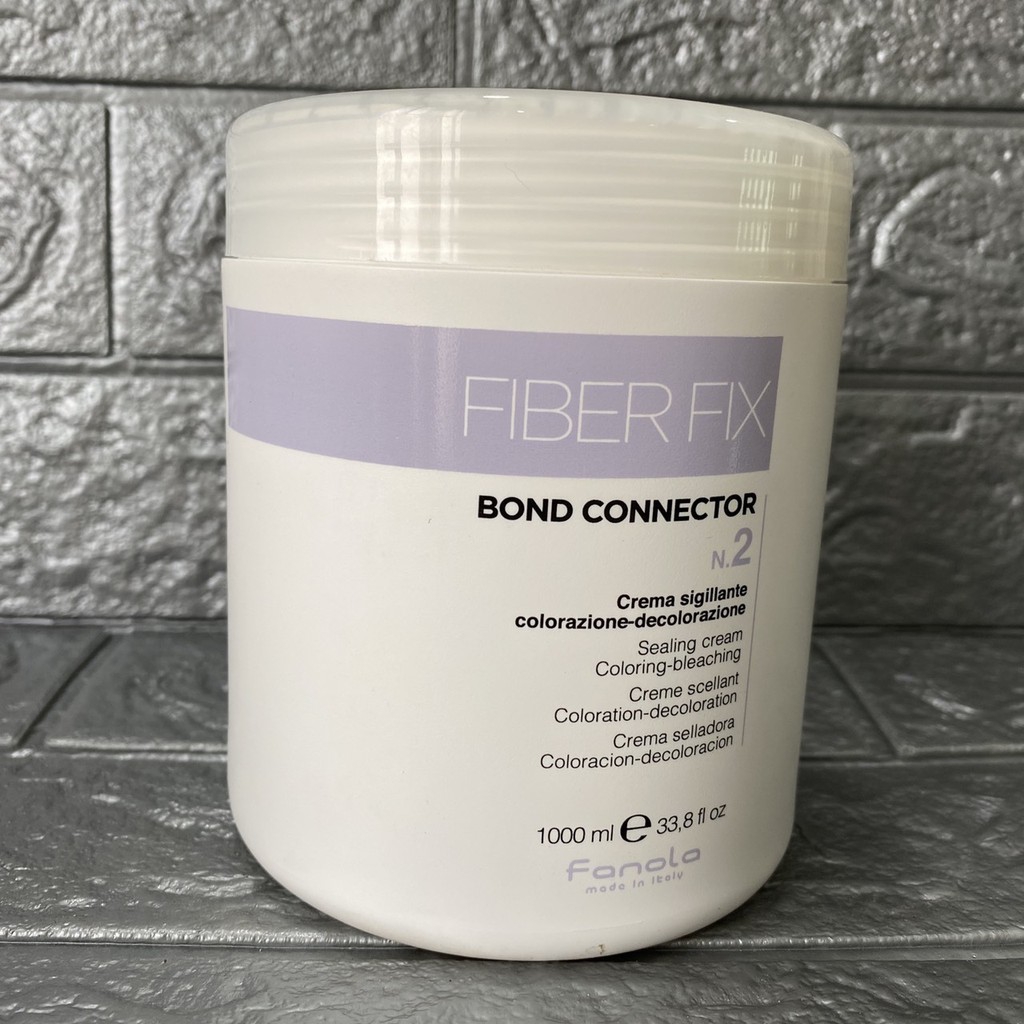 [HCM]Dầu xả phục hồi tóc  FANOLA Fiber Fix Bond Connector N.2 Sealing Cream Colouring Bleaching 1000ml