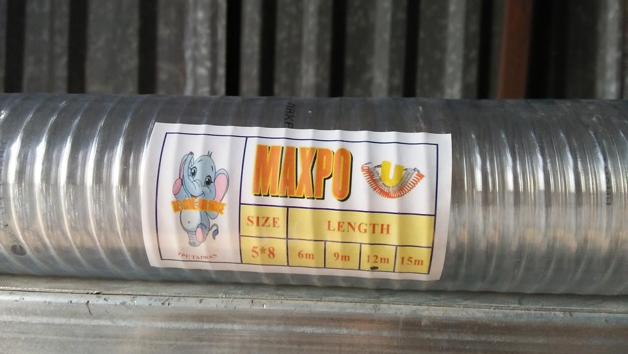 Dây hơi xoắn ruột gà maxpo 12m