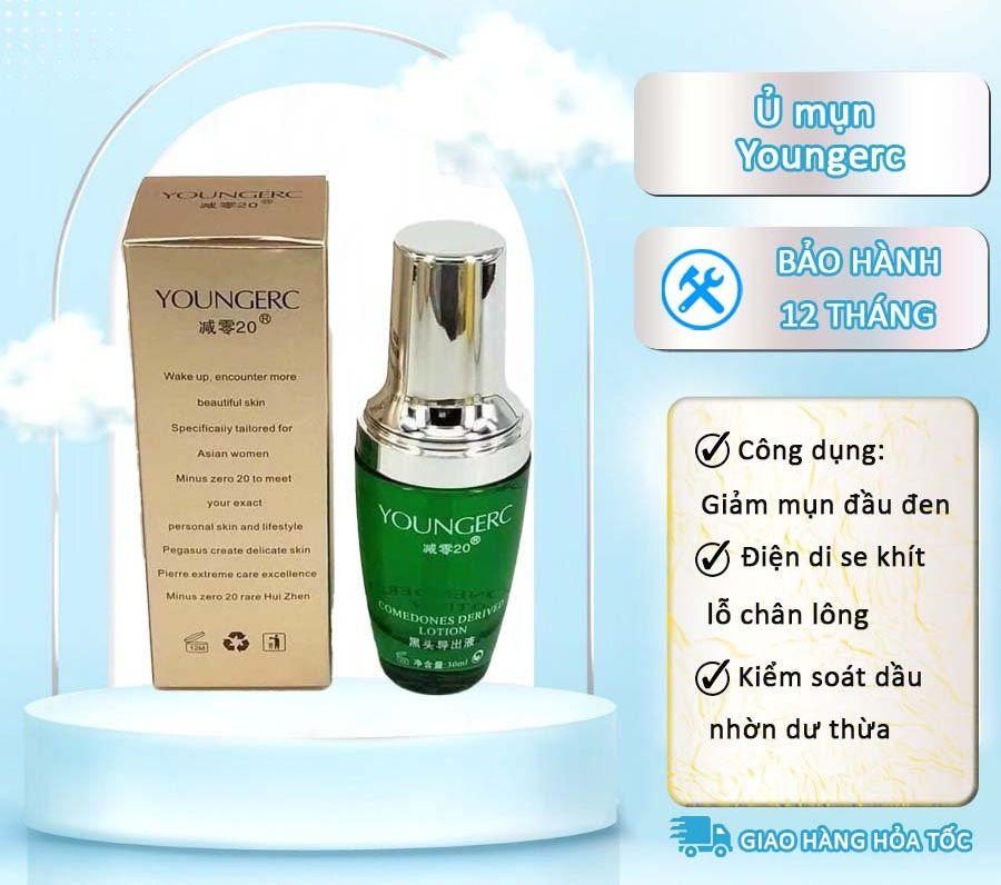 Ủ mụn đầu đen, mụn cám younger chính hãng dùng cho spa thẩm mỹ viện