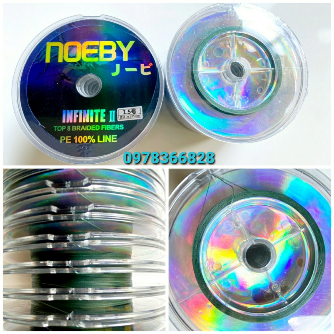 DÂY DÙ CÂU CÁ X8 NOEBY HÀNG NHẬP KHẨU