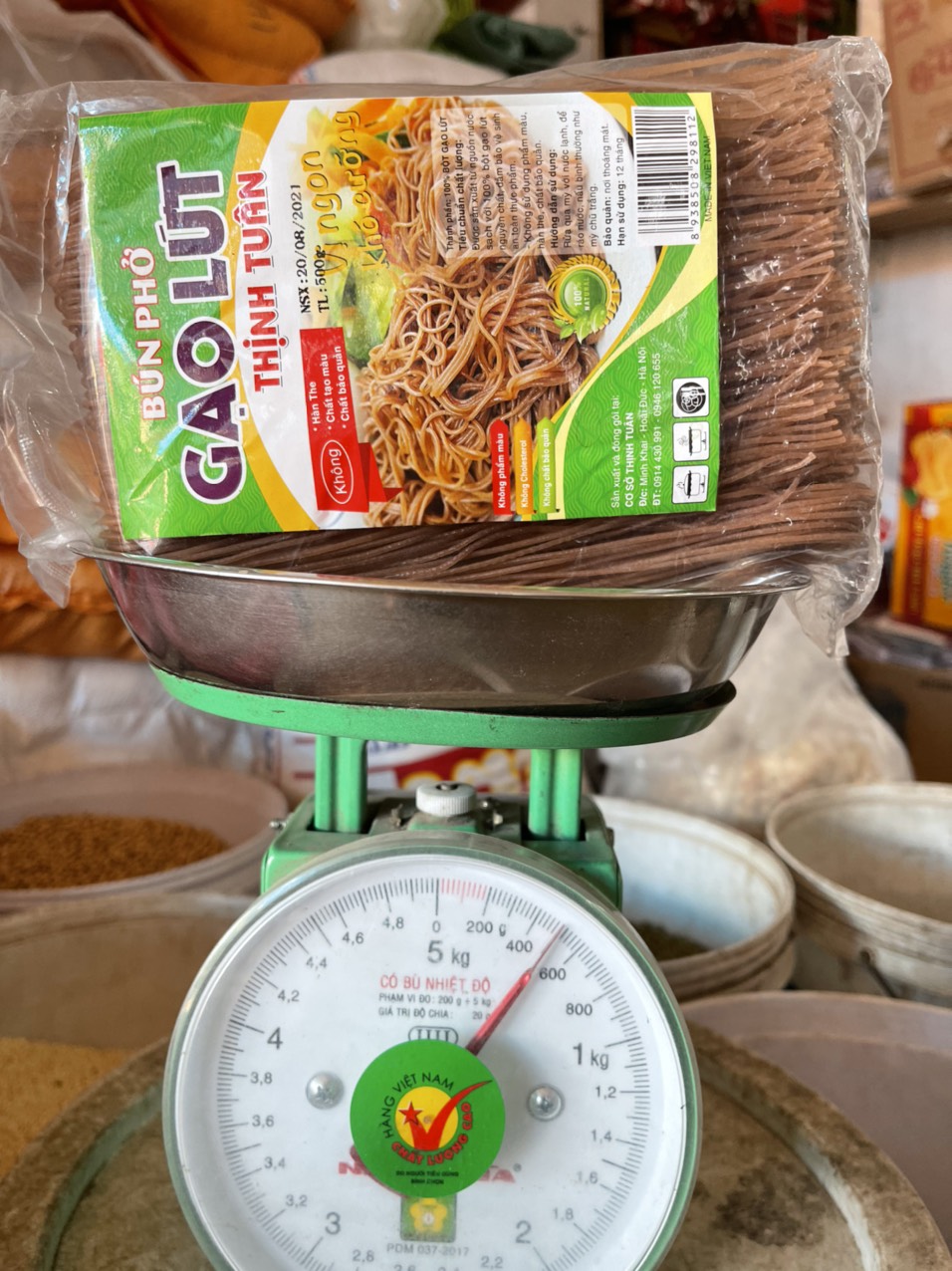 Bún Gạo Lứt Ăn Kiêng Gói 500gr