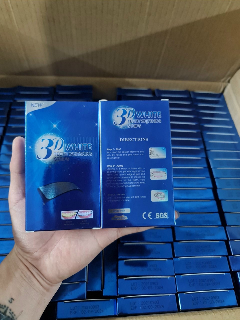 Miếng dán trắng răng 3D White