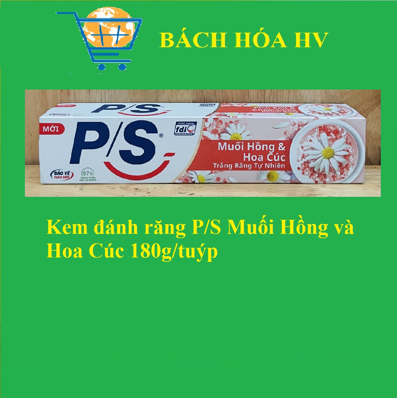 Kem đánh răng P/S 180g - BACH HOA HV
