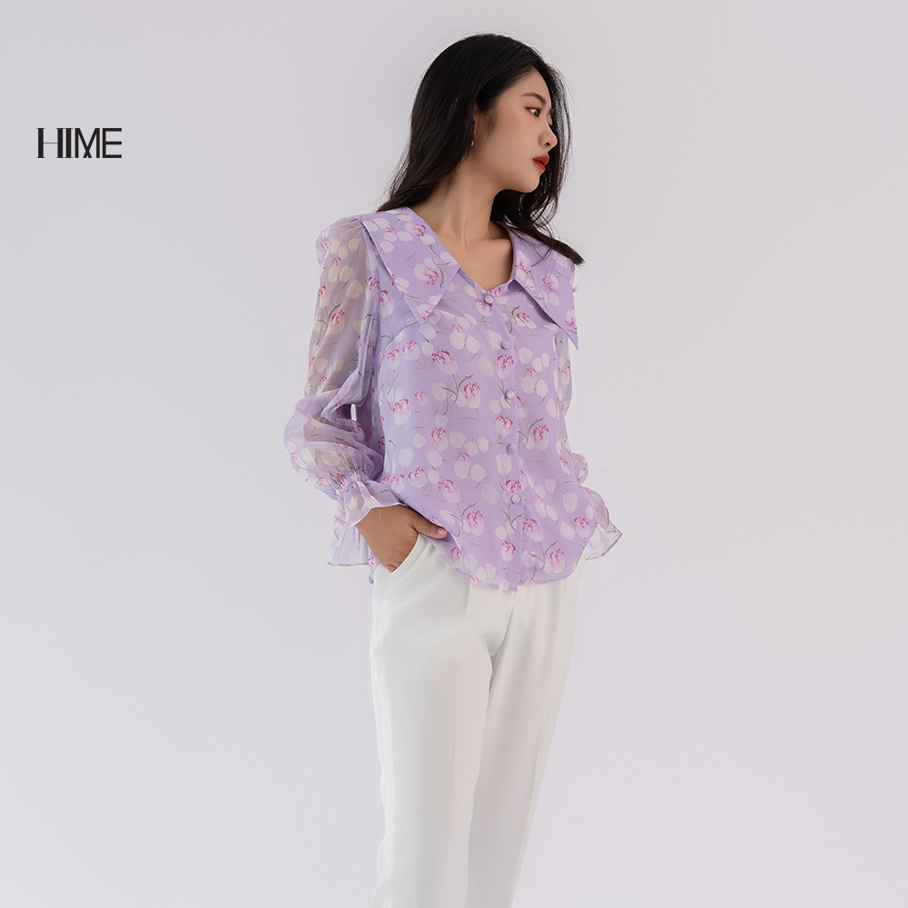 Áo sơ mi họa tiết HIME H372BF1A0323