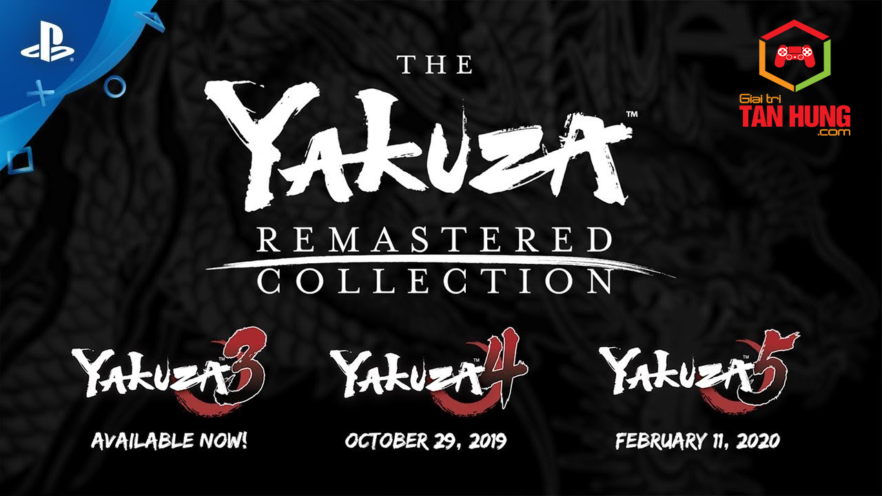 Đĩa Game Ps4 The Yakuza Remastered Collection