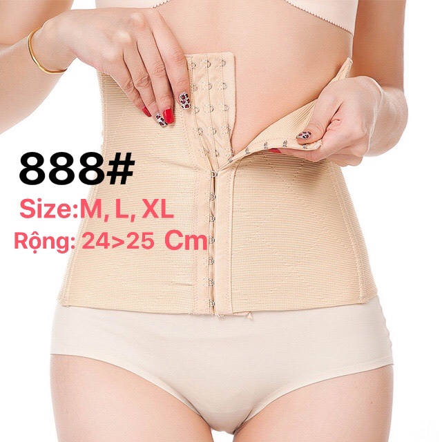 Đai Nịt Bụng Giảm Mỡ Định Hình Eo Thon Gọn 888 – Siêu Co Giãn, Tạo Dáng Chuẩn