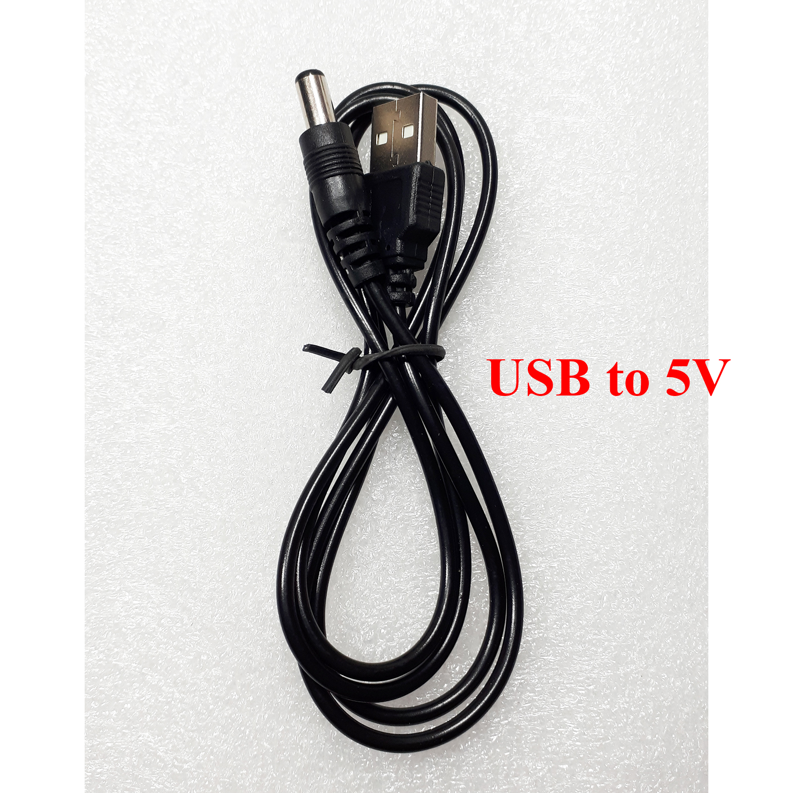 Cáp Chuyển USB ra 5V cổng tròn - Jack DC 5.5*2.1mm