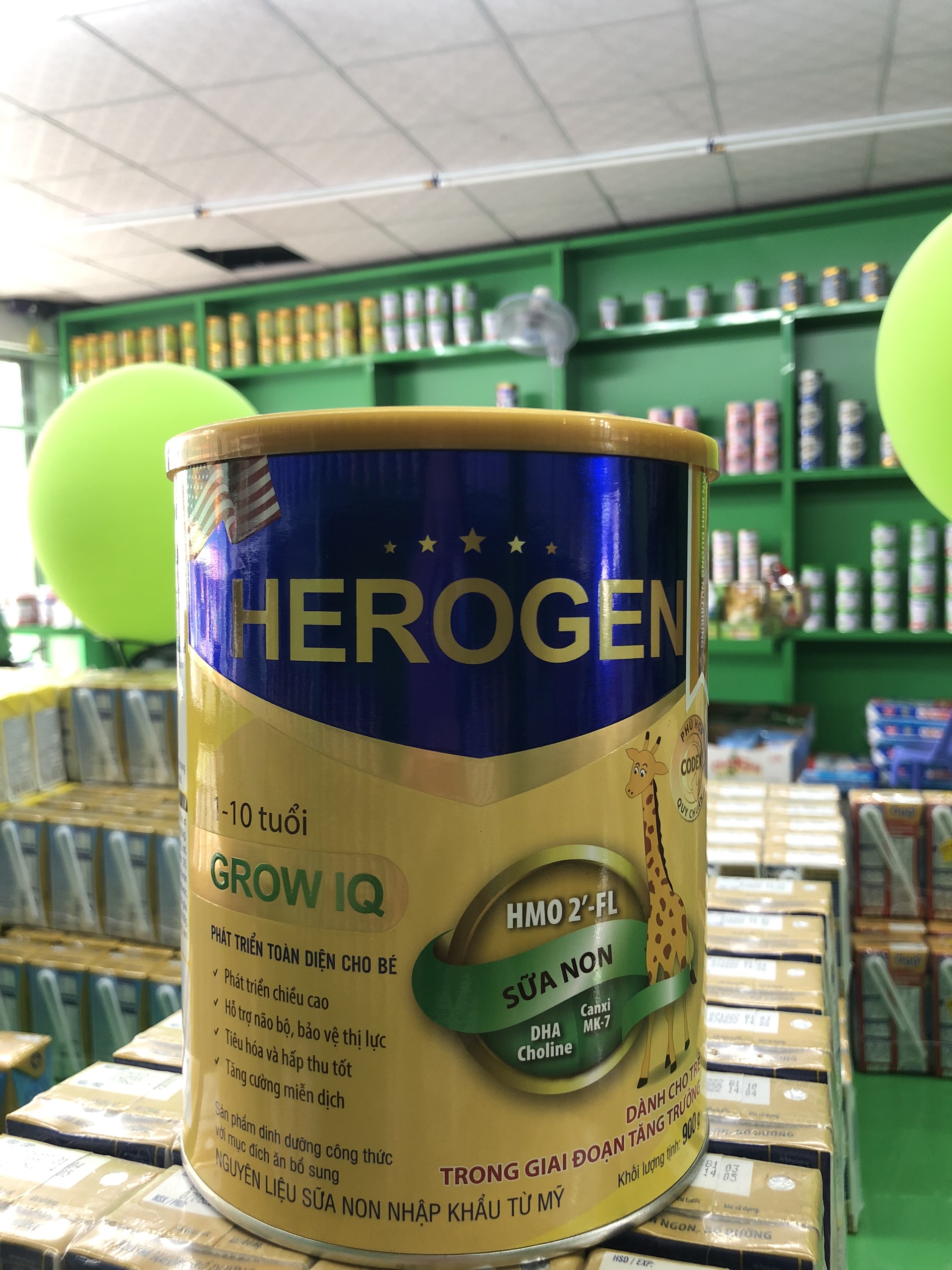 Sữa bột Herogen Grow IQ 900g