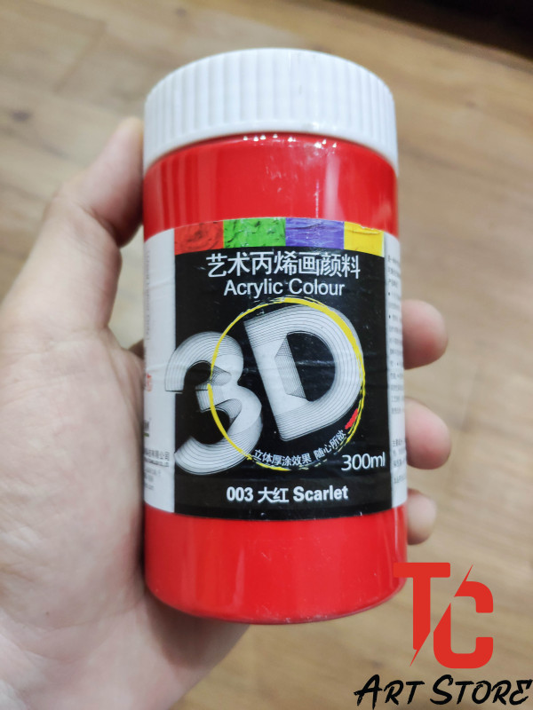 [TC Art Store] Màu acrylic 3D  300ml