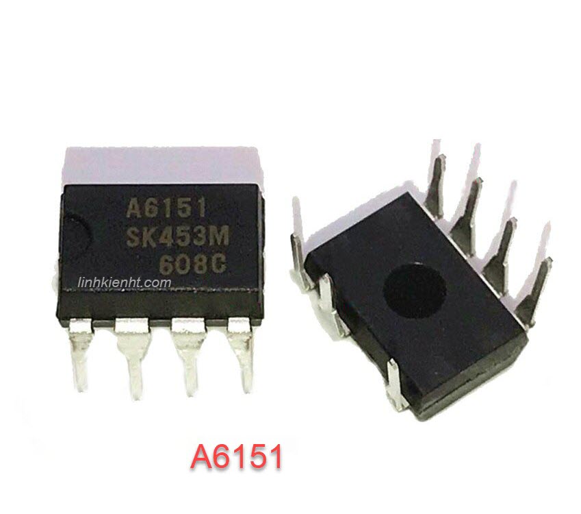 2 con IC nguồn STR-A6151 A6151 6151 DIP-7 mới chính hãng 100%