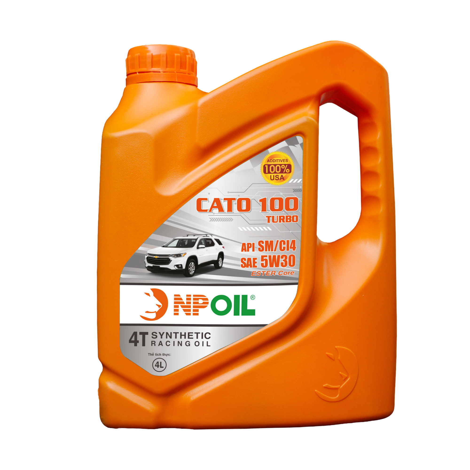DẦU ĐỘNG CƠ Ô TÔ CATO 100 - API SM/CI4 - 5W30 - 4L/5L