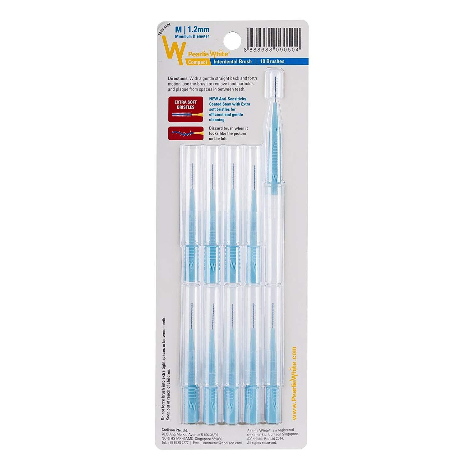 BÀN CHẢI KẼ RĂNG  M1.2 MM PEARLIE WHITE