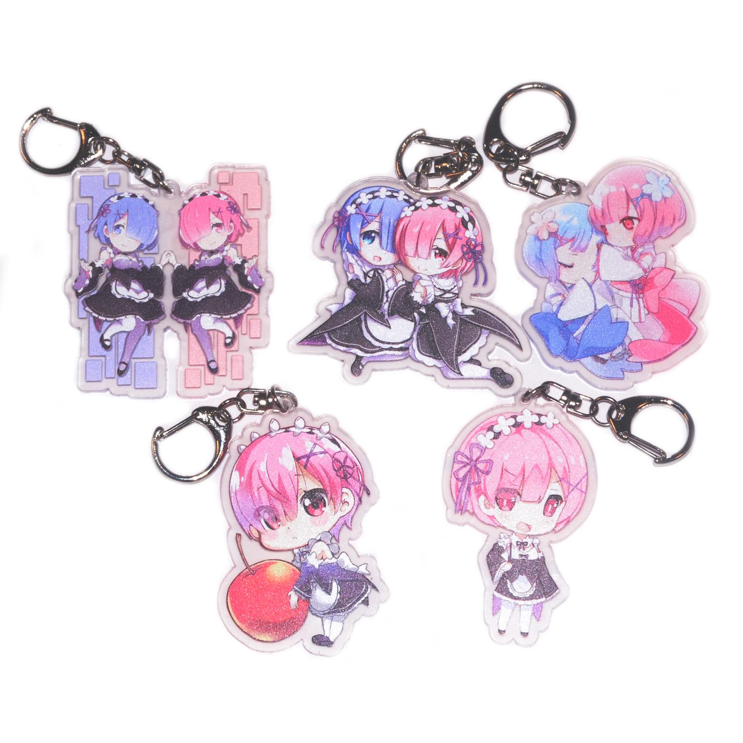 [7-11/12 VOUCHER 8%][thanh lý bán lỗ] Móc khóa Anime mica - Re:Zero [AAM] [PGN18]