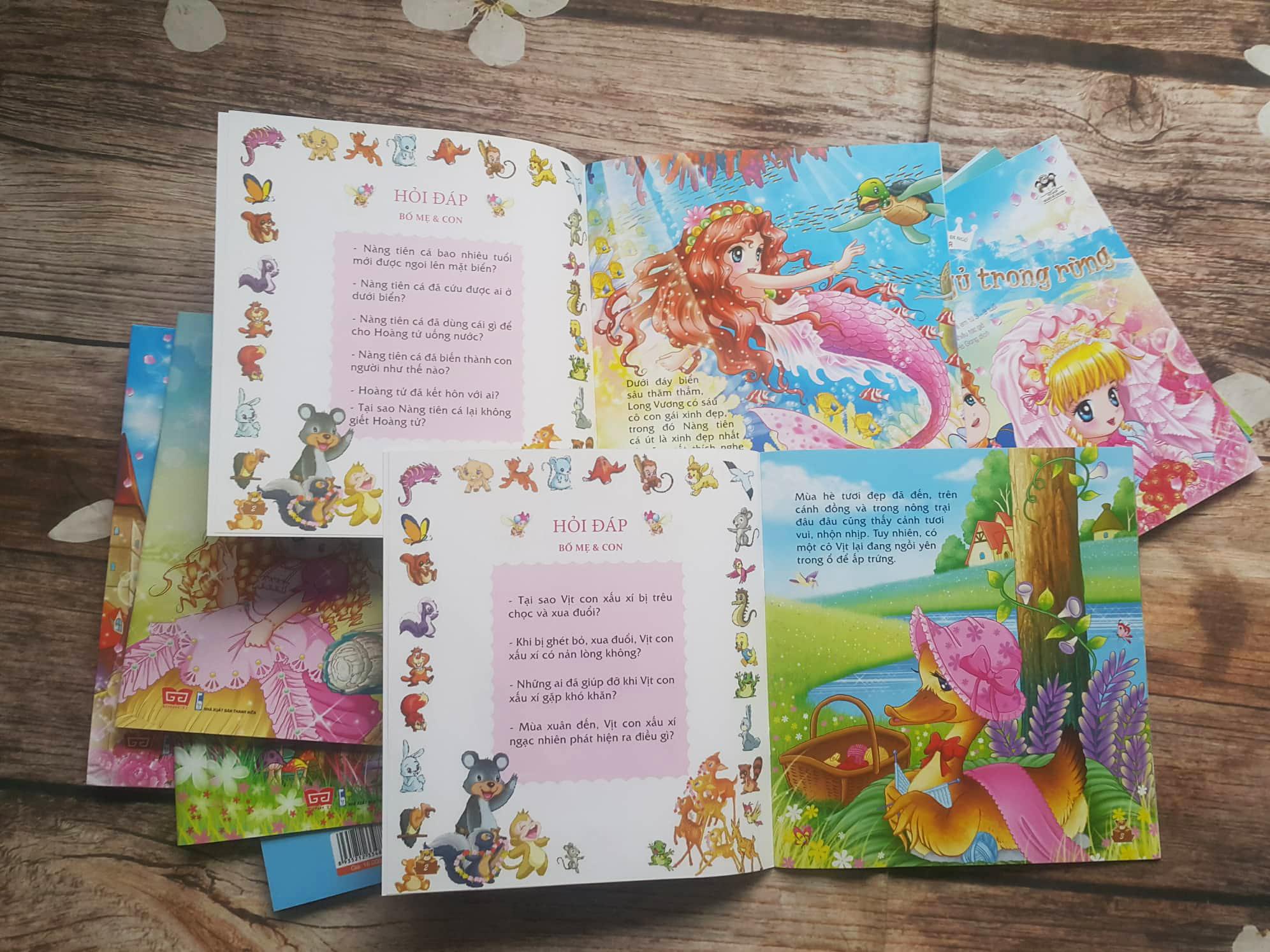 Sách - Combo Truyện Kể Cho Bé Trước Giờ Đi Ngủ - Ngày Xửa Ngày Xưa