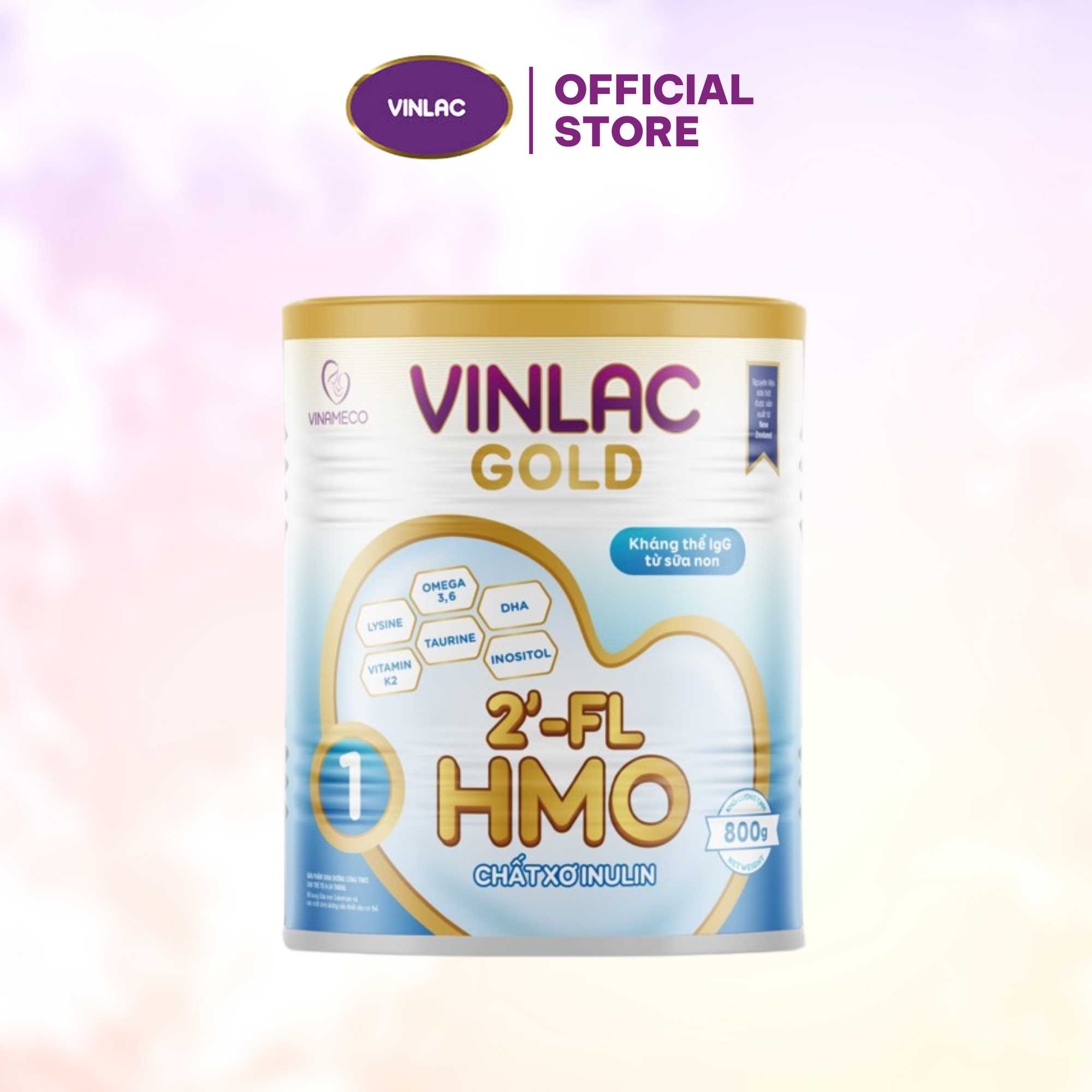 Sữa bột Vinlac Gold số 1 800g