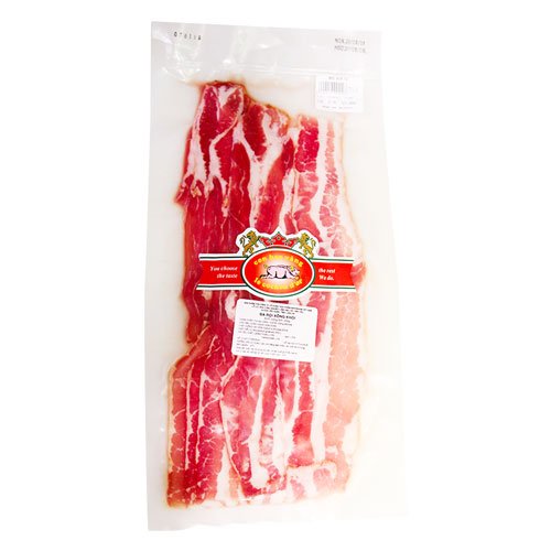 - ba rọi xông khói con heo vàng - loại 500g