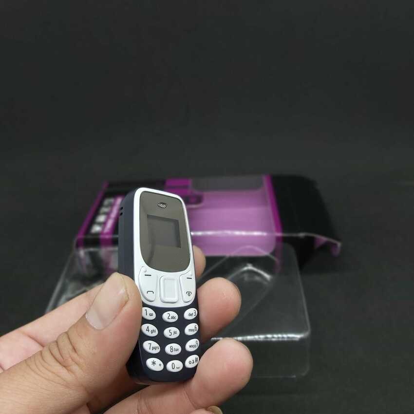 Điện Thoại Mini 3310 màu Xanh Đen – Điện Thoại Siêu Nhỏ 3310 nhỏ gọn 2 sim 2 sóng âm thanh cực to - Điện thoại pin trâu