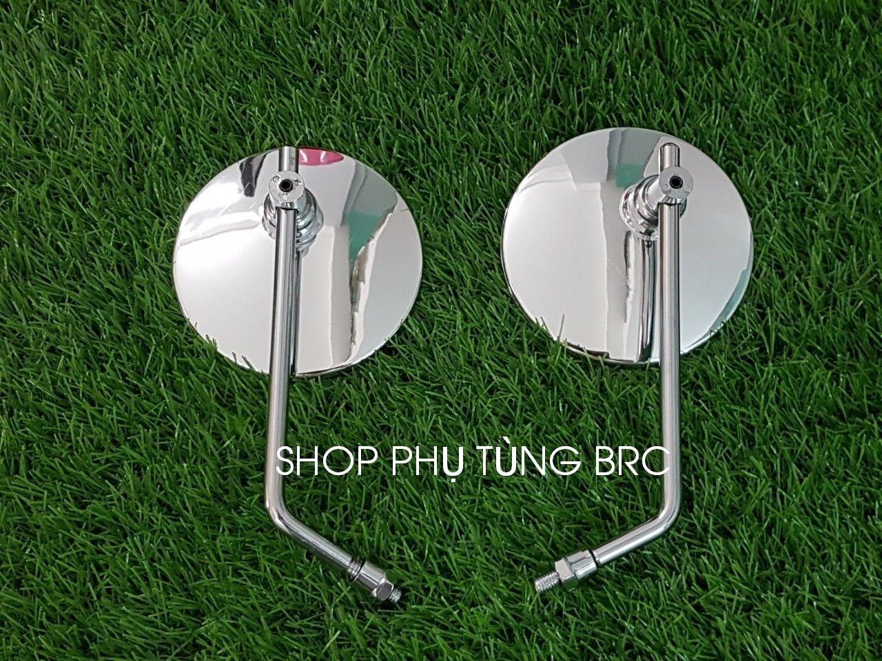 Gương chiếu hậu A4 tròn 8 li gắn xe CUB.