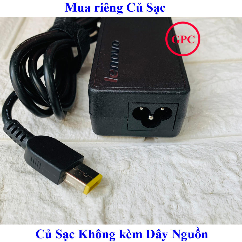 Sạc Laptop Lenovo 20V 3.25A Vuông USB - Adapter kèm dây nguồn- IdeaPad G40 G50 S435 G40-30 G40-70 Z40 Z50 E41-80 G40-45 G40-80 G41-35