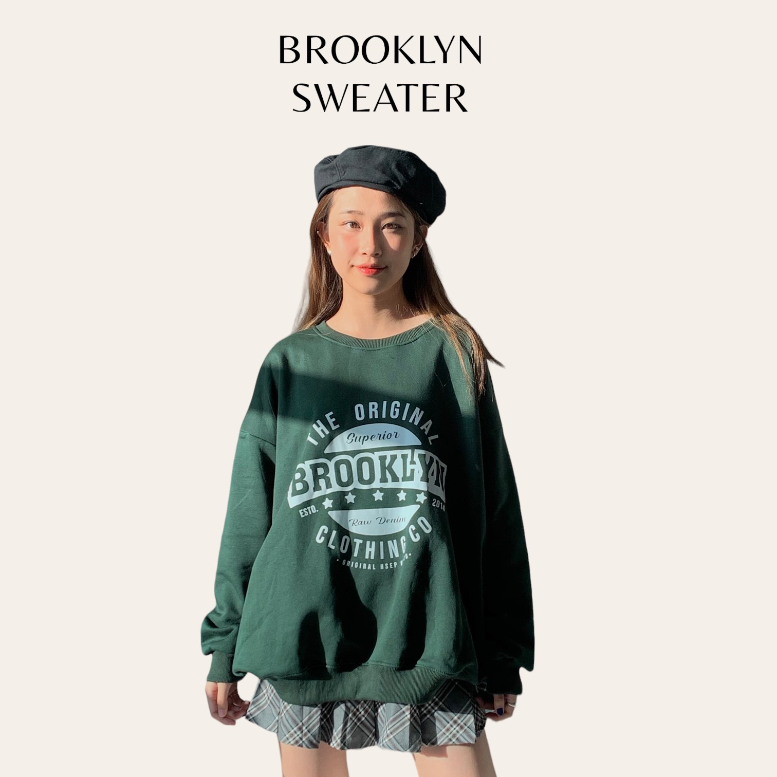Áo nỉ bông Brooklyn TKP151 LOLLIE STUDIO